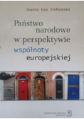 Państwo narodowe w perspektywie wspólnoty europejskiej