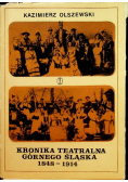 Kronika teatralna Górnego Śląska 1848 1914