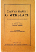 Zarys nauki o wekslach 1938 r.