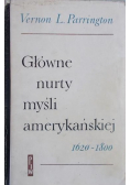 Główne nurty myśli amerykańskiej 1620-1800