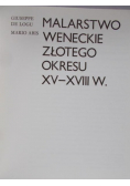 Malarstwo Weneckie złotego okresu XV - XVIII w
