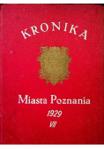 Kronika miasta Poznania Rocznik VII 1929 r.