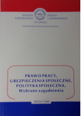 Prawo pracy ubezpieczenia społeczne polityka społeczna