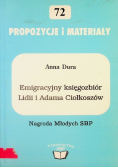 Emigracyjny księgozbiór Lidii i Adama Ciołkoszów