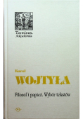 Karol Wojtyła Filozof i papież Wybór tekstów