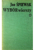 Śpiewak Wybór wierszy