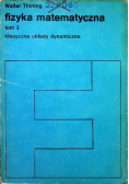 Fizyka matematyczna tom 1