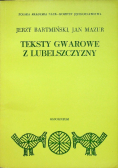 Teksty gwarowe z Lubelszczyzny
