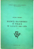 Rozwój transportu w Polsce w latach 1918 - 1939