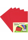 Tektura A4 falista wiśniowa 5szt