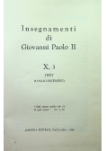 Insegnamenti di Giovanni Paolo II tom X część 3 1987