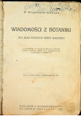 Wiadomości z botaniki 1918 r.