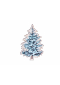 Klamerka drewniana BN choinka 4cm 9szt