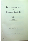 Insegnamenti di Giovanni Paolo II Tom IV Część II
