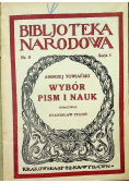 Wybór pism i nauk 1922 r.