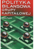 Polityka bilansowa grupy kapitałowej
