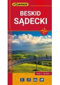 Beskid Sądecki mapa turystyczna 1:50 000