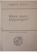 Wybór pism krytycznych
