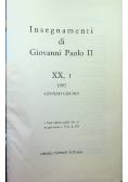 Insegnamenti di Giovanni Paolo II Tom XX część 1 1997