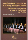 Zapożyczenia leksykalne w sytuacji wielojęzyczności