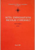 Acta universitatis Nicolai Copernici Historia XXX