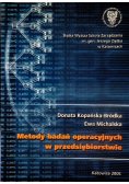 Metody badań operacyjnych w przedsiębiorstwie