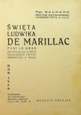 Żywot św Ludwiki De Marillac 1934 r.