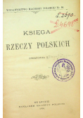 Księga rzeczy polskich 1896 r.