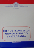 Trendy i koncepcje nowoczesnego zarządzania