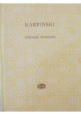 Karpińska Wiersze Wybrane