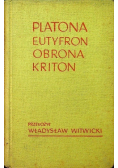 Platona Eutyfron Obrona Kriton