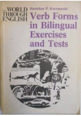 Verb Forms in Bilingual Exercises and Test