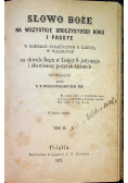 Słowo Boże na wszystkie uroczystości roku i passye tom II 1873 r