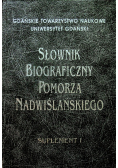 Słownik Biograficzny Pomorza Nadwiślańskiego Suplement I