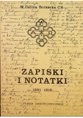 Zapiski i notatki 1881 - 1913