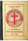 Z dziennika kapelana wojskowego 1914  1918 1926 r.