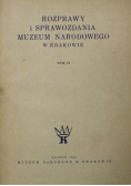 Rozprawy i sprawozdania Muzeum Narodowego
