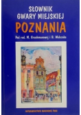 Słownik gwary miejskiej Poznania