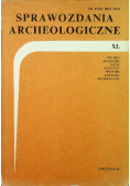 Sprawozdania Archeologiczne XL