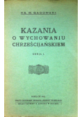 Kazania o wychowaniu chrześcijańskiem 1932 r