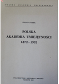 Polska Akademia Umiejętności 1872 1952
