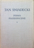 Śniadecki Pisma Filozoficzne Tom I