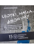 Ulotki hasła anonimy
