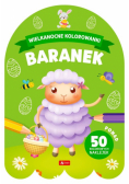 Wielkanocne kolorowanki Baranek