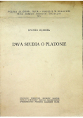 Dwa studia o Platonie