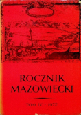 Rocznik mazowiecki Tom IV