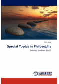 Special Topics in Philosophy