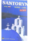 Santoryn Słońce i lawa