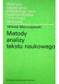 Metody analiz tekstu naukowego