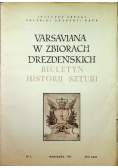 Varsaviana w Zbiorach Drezdeńskich Nr 3